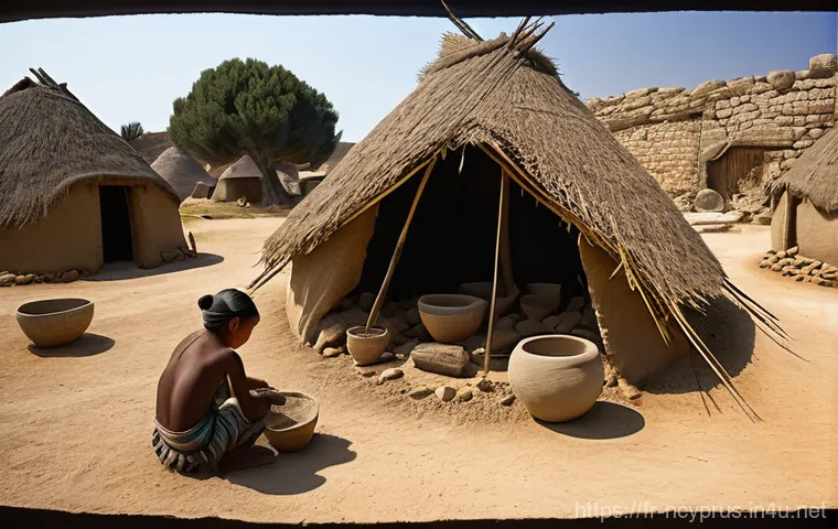 북키프로스 고고학 박물관 - **Prompt 1: "Neolithic Ingenuity and Early Settlement"**
    A serene, naturally lit scene depicting...